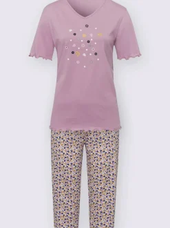 Pyjama court jersey fin