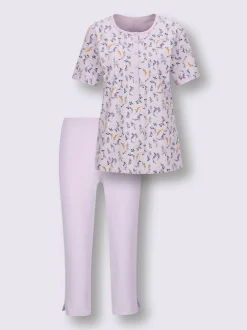 Pyjama court jersey fin