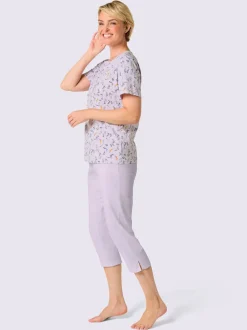 Pyjama court jersey fin