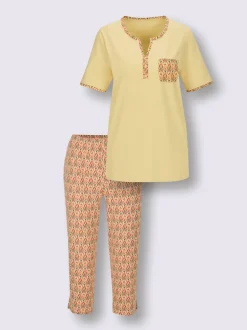 Pyjama court jersey fin