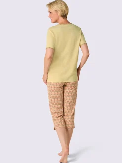 Pyjama court jersey fin