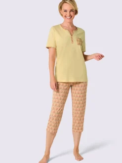 Pyjama court jersey fin