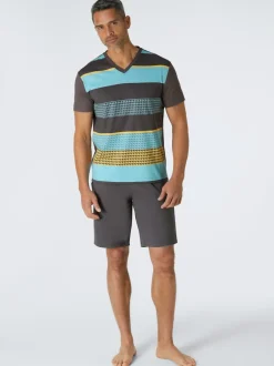 Pyjama court jersey fin
