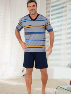 Pyjama court jersey fin