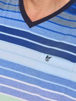 Pyjama court jersey fin