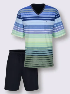 Pyjama court jersey fin