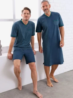 Pyjama court jersey fin