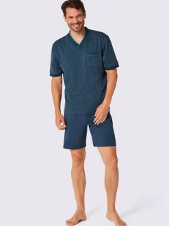 Pyjama court jersey fin