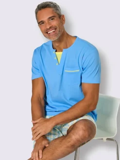 Pyjama court jersey fin