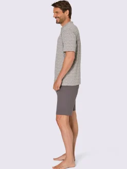 Pyjama court jersey fin