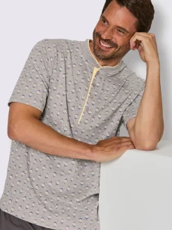 Pyjama court jersey fin