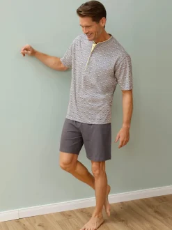 Pyjama court jersey fin