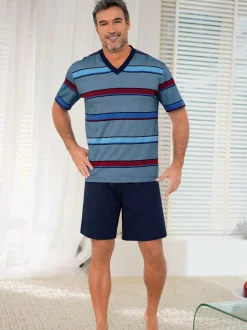 Pyjama court jersey fin