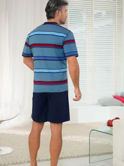 Pyjama court jersey fin