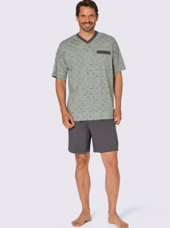 Pyjama court jersey fin