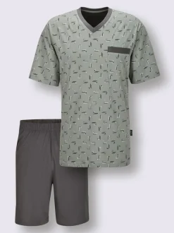 Pyjama court jersey fin