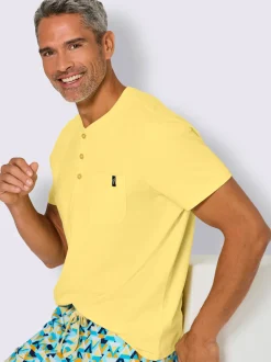 Pyjama court jersey fin