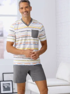 Pyjama court jersey fin