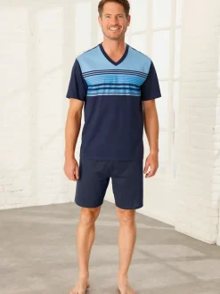 Pyjama court jersey fin