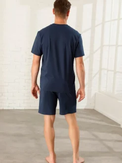 Pyjama court jersey fin