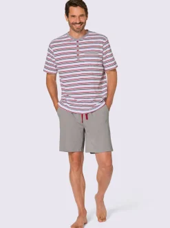Pyjama court jersey fin