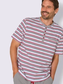 Pyjama court jersey fin