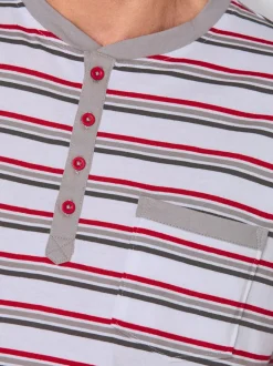 Pyjama court jersey fin