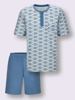 Pyjama court jersey fin