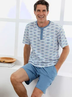 Pyjama court jersey fin