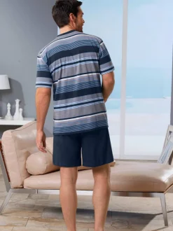 Pyjama court jersey fin
