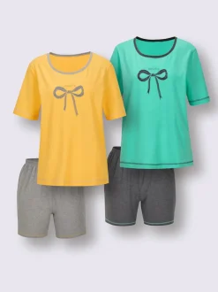 Pyjama court + pyjama jersey fin