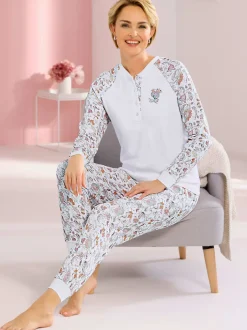 Pyjama jersey interlock