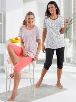 Pyjamas courts jersey fin