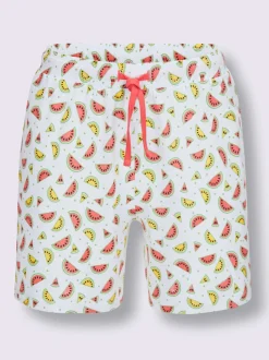 Pyjamas courts jersey fin