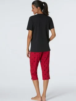 Pyjamas courts jersey fin