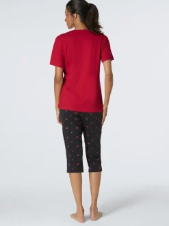 Pyjamas courts jersey fin