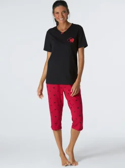 Pyjamas courts jersey fin