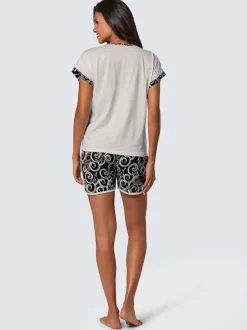 Pyjamas courts jersey fin