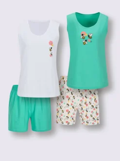 Pyjamas courts jersey fin