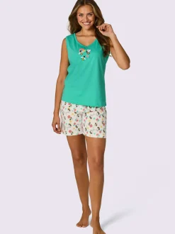 Pyjamas courts jersey fin