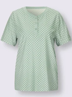 Pyjamas courts jersey fin