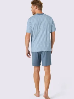 Pyjamas courts jersey fin