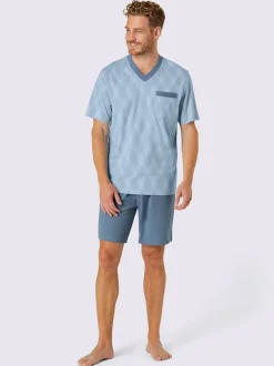 Pyjamas courts jersey fin