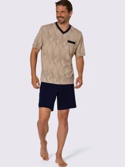 Pyjamas courts jersey fin