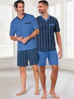 Pyjamas courts jersey fin