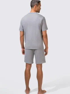 Pyjamas courts jersey fin