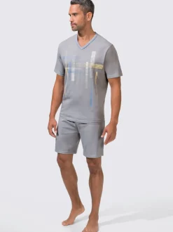 Pyjamas courts jersey fin