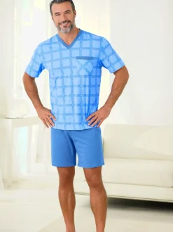 Pyjamas courts jersey fin