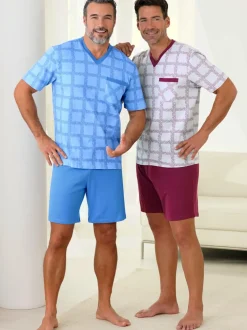 Pyjamas courts jersey fin
