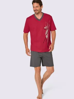 Pyjamas courts jersey fin